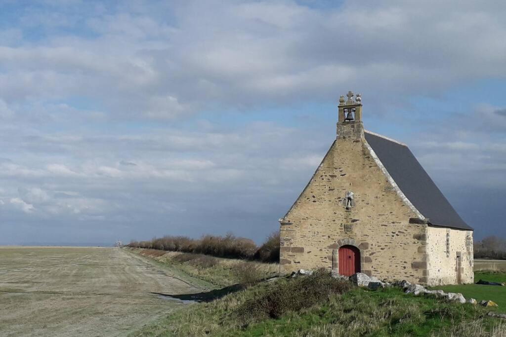 Vue Mer Pour Une Escale En Baie Du Mt-St-Michel Cherrueix Экстерьер фото